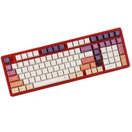 143 Smoke Cloud Weather MAC Keycaps Cherry Profile Dye Sub Thick PBT 5 Sides Keycap Set For ANSI 104