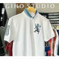 GIORDANO 3D LION PREMIUM EMBROIDERED COLLAR T-SHIRT | T-SHIRT GIORDANO PREMIUMPOLO