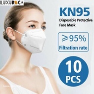 10 pcs Bundle Pack KN95 Face Mask Disposable Earloop 4ply Mask KF94 3D6D Mask