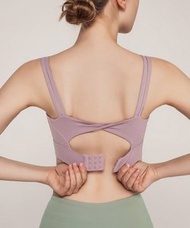 K LINK - 美背防震瑜伽運動內衣/運動胸圍，後背鏤空扭結 KL014