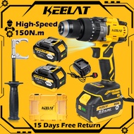 KEELAT KCD014S Heavy-Duty 150Nm Professional Cordless Electric Impact Drill 20V Cordless Hammer Dril