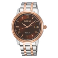 [Watchspree] Seiko Presage (Japan Made) Automatic Two-Tone Stainless Steel Band Watch SRPF28J1