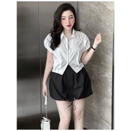 Youthful women's top and skirt set, women's set of 2 Piece, 2-piece set.