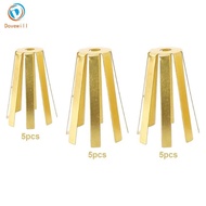 Dovewill 5Pcs Universal Brass Golf Shaft Adapter Shims for Workshop Golf Club Assembly Tools Ball He