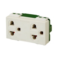 เต้ารับคู่ 3 ขา Wide PANASONIC