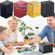CHIHIRO1X3EE Deck Box, Organizer PU Game MTG Trading Card Holder, Gift Box Storage Collectible Game 
