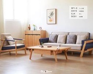 【大熊傢俱】BX SF1-3 沙發 實木框架 布沙發 布藝 實木 沙發組 三人座
