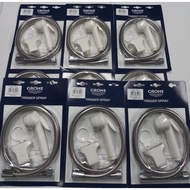 HOT** สายฉีดชำระพร้อมขอแขวน ยี่ห้อ GROHE (27802SL0) ส่งด่วน ฝักบัว แรง ดัน สูง ฝักบัว อาบ น้ำ ก๊อก ฝ