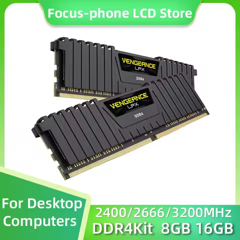 CORSAIR Used Vengeance LPX DDR4 Kit 8GB 16GB 3200MHZ 2400Mhz 2666Mhz DIMM RAM PC4-25600 19200 21300 