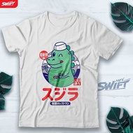 Godzilla Sushi T-SHIRT DISTRO CLOTHING TSHIRT