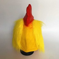Selection Zodiac Big Cock Mask Halloween Animal Headgear Fighting Chicken Mask Furry Cock Mask Head