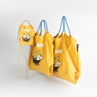 EOFO環保袋姆明聯名劃船款個性大包耐用可水洗折疊輕便刺繡手提