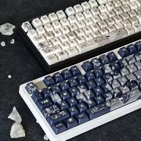 Interstellar original mechanical keyboard keycap moa full five-sided sublimation dwarf shaft keycap 