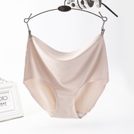 FallSweet Ice Silk Seamless Panties for Women High Waist Sport Traceless Brief Ladies Invisible Brea