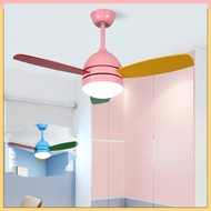 Ceiling Fan with Light European Style Remote Control 36/42/48 Inch Ceiling Fan with LED Light Bedroom Dining Room Inverter Remote Control Ceiling Fan Light