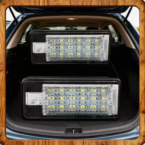 2/4PCS Suitable For Audi A3 S3 A4 S4 A6 C6 A8 S8 Q7 LED License Plate Light Car LED License Plate Li