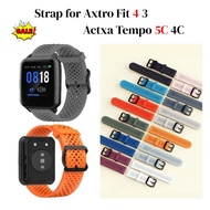 Strap for AXTRO Fit 4 3 Soft Silicone Watch Band for Actxa Tempo 5C 4C Smart Fitness Tracker Sigapor