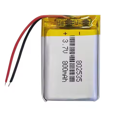 1-10PCS 3.7V 800mAh 802535 Rechargeable Polymer Li Lithium Lipo Battery For GPS DashCam MP4 E-Book D