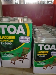 TOA แลคเกอร์เงา TOA T-5000  แลคเกอร์ด้าน TOA T-5500 ขนาด แกลลอน 3.785 ลิตร และ 1/4 แกลลอน