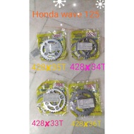SSS 428 REAR SPROCKET HONDA wave 125