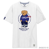 🎀 คำแนะนำยอดนิยม เสื้อยืดโปโล ลายพี่หมีของแท้ Beverly Hills Polo Club ผ้านุ่มสบายและระบายอากาศ เหมา