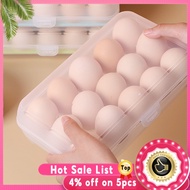 15 Cell Egg Carton PP Cases Refrigerator Cases Practical Multifunctional Wild Storage Holder Container Egg Food Crisper