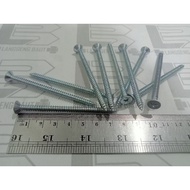 10 Pcs Tapping Screws FAB 10 x 3 Flat Head Tapping Screws JF 10x3
