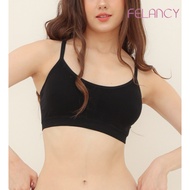 Women's Underwire Bra Full Cup Size M (32/34) FELANCY Wireless Elastic Underwear Bra Stretchy 233F