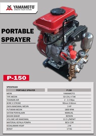 PROMO- SPRAYER PORTABLE TEKANAN TINGGI P150 YAMAMOTO-Okeshop33
