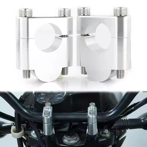 22mm Handlebar Risers Clamps For Honda CB400SS CB700 CB750 CB1100 CB250 Twin Scrambler CB550 CB650 C