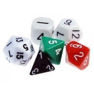 Learning Store B930 Polyhedral Dice (Set of 6) - Maths Manipulative Teaching Aids