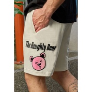EMBROIDERED NIRORO CREAM HAUGHTY BEAR PANTS
