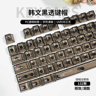 Korean Korean PC Transparent Original Factory Height Small Full Set White Transparent Black Transpar