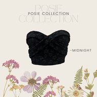 Perchta.boutique - Posie Collection เสื้อเกาะอกมีดีเทลตรงอก