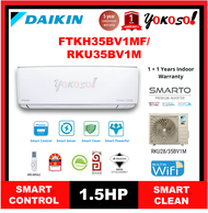 Daikin FTKH35BV1MF / RKU35BV1M 1.5HP R32 SMARTO Premium Inverter Air Conditioner FTKH Series