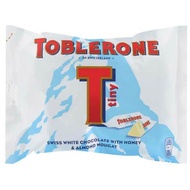 Toblerone Swiss White Chocolate with Honey and Almond Nougat 200g