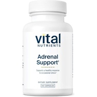 Vital Nutrients Adrenal Support 60 Capsules Adrenal Support Supplements for Gland Function and Corti