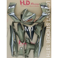STICKER YAMAHA 135 V1 18TH DIASIL