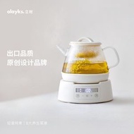 olayks立時養生壺多功能家用小型辦公室玻璃煮茶壺器燒水壺花茶壺