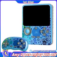 In stoick-G6 Retro Video Game Console Handheld Game Player 3.5 Inch Screen Built-in 666 Games Two-Pe