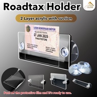 Road Tax Holder Car Roadtax Holder Puspakum Holder Slot New Roadtax  Pemegang Road Tax Kereta with 2