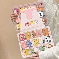 For Honor Pad X8a NDL-W09 11inch Honor Pad X8b 2026 Honor Pad X9 X9a V9 11.5 2025 Cartoon Bear Shock