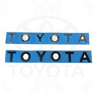 TOYOTA FRONT & REAR BONNET WORDING LOGO / EMBLEM / BADGE FOR HILUX GR , FORTUNER , INNOVA