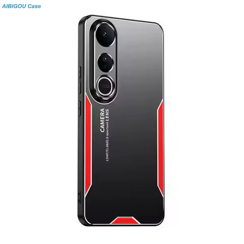 For vivo V50 Lite V50Lite V60 V70 FE V30 V40 PRO Case Luxury Laser Carving Metal Aluminium Alloy Sli