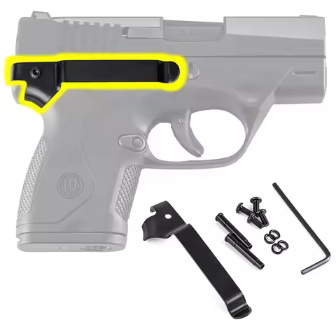 IWB Low Profile Slim Gun Belt Clip for Beretta Nano .9mm Concealed Carry Holster