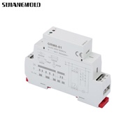 SIJIANGMOLD Electronic Impulse Relay, AC 230V GRM8-01 Impulse Relay, Impulse Control Din Rail Mount 