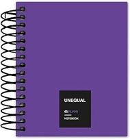 Grafoplás 88556035 Spiral Bound Notebook A7 Squared 100 Sheets 70 g Purple Unequal Fluor