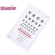 [TinchighM] Premium Snellen Eye Chart Wall Chart Plastic Waterproof Snellen Charts For Eye Test Exam