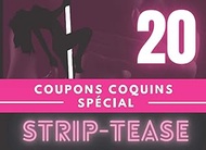 COUPONS COQUINS SPÉCIAL STRIP-TEASE: 20 Bons sexy et romantiques à offrir à son chéri pour un plaisi