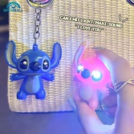OPENMALL Say I Love You Sound Keychain with LED Light Cartoon Key Chain Backpack Car Decoration Pend
